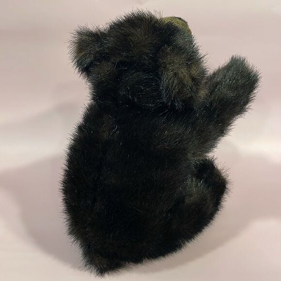 Vintage Russ Berrie Ontario Parks Black/Brown Ursa the Bear 10” Excellent Con… - Picture 4 of 10